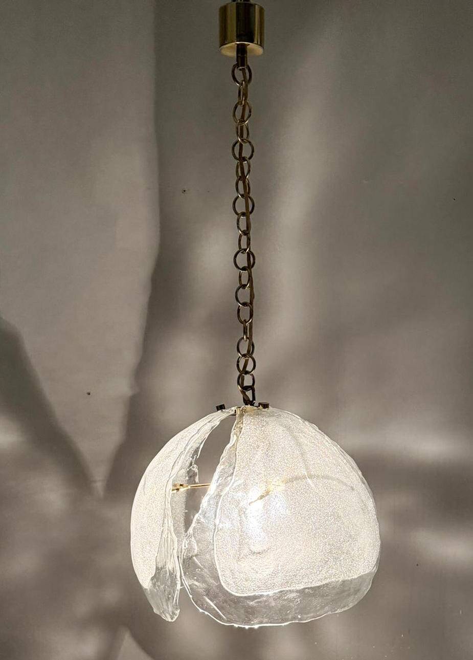 Kaiser Leuchten. Ceiling lamp/pendant lamp, Murano glass, Germany, 1960s.