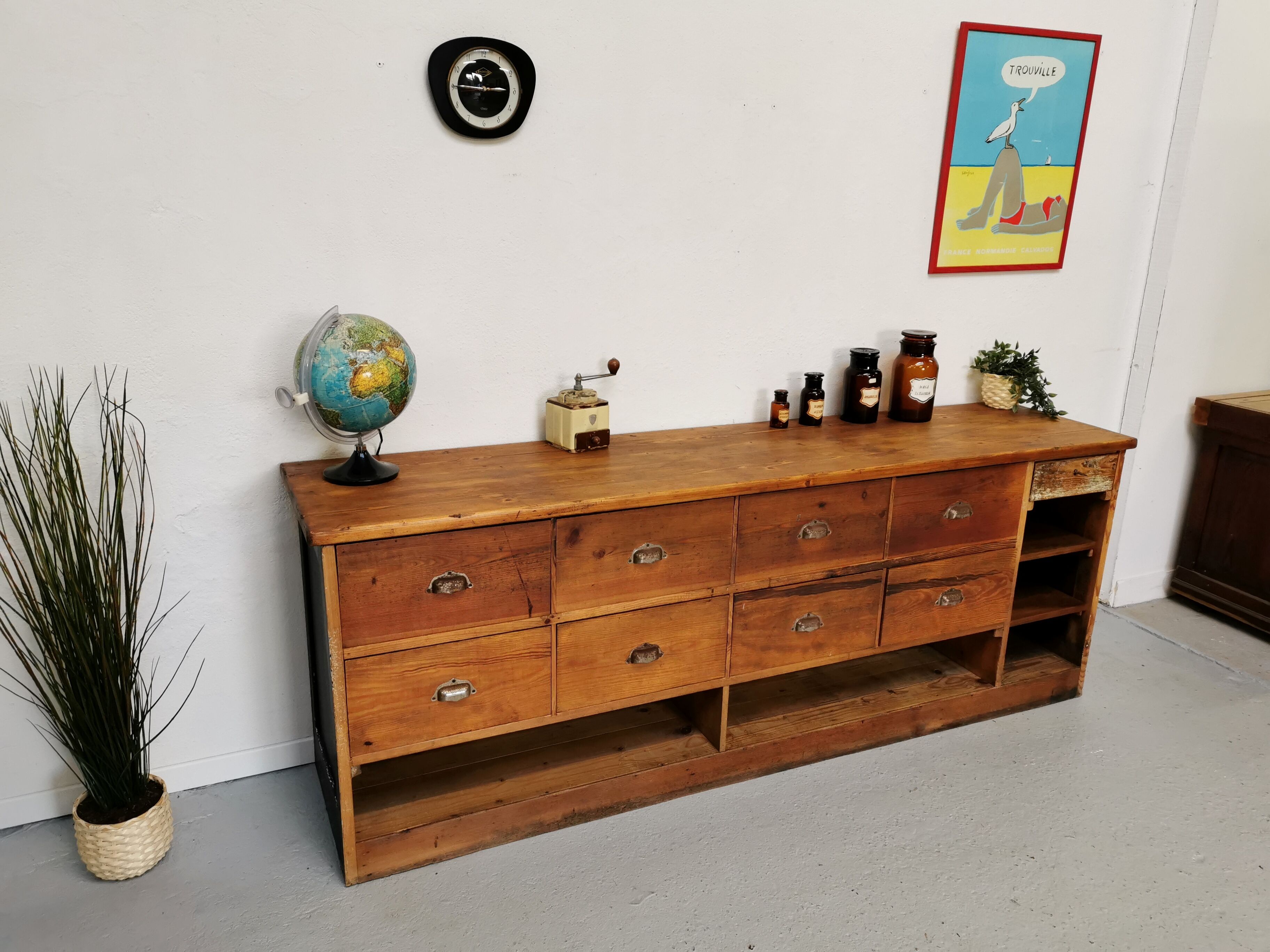 Meuble de métier comptoir