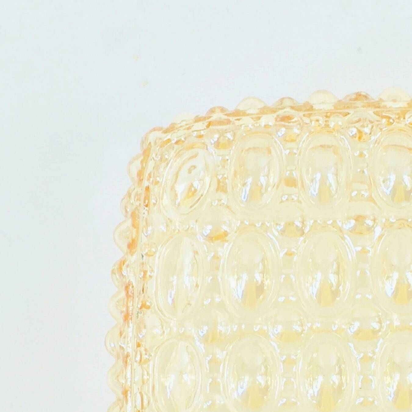 Pair of Amber Bubble Glass Wall Lamps by H. Tynell for Limburg, 1960s/1970s