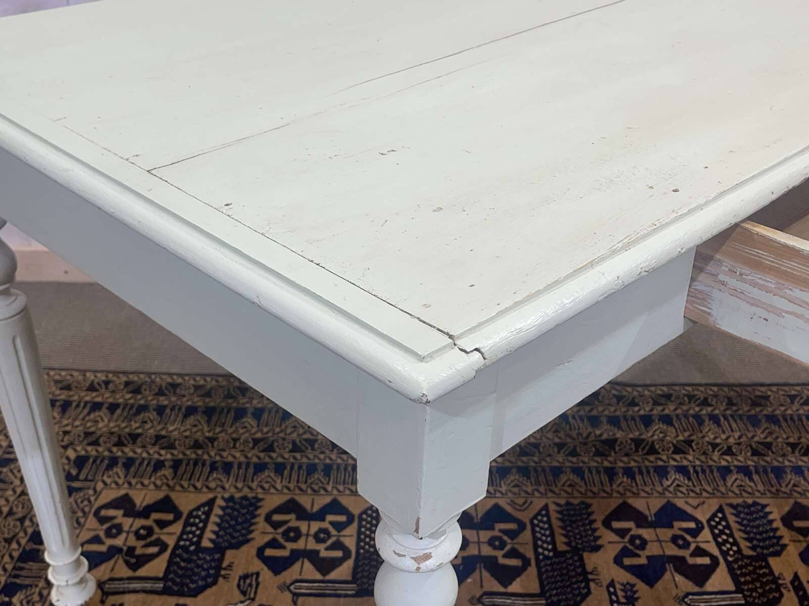 Louis XVI style desk, early 20th century, in poplar, fir and beech