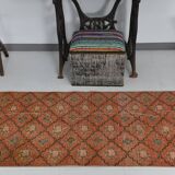 2x7 short vintage runner rug, 78x208cm
