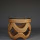 Organic Sculptural hand-crafted Palm Wood Coffee Table, 1970s