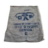 Bag burlap canvas côte d'ivoire cocoa