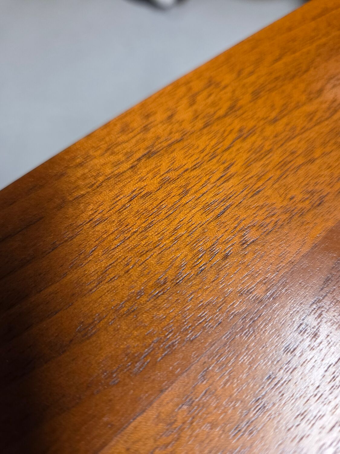 Teak serving table with casters, 1970s