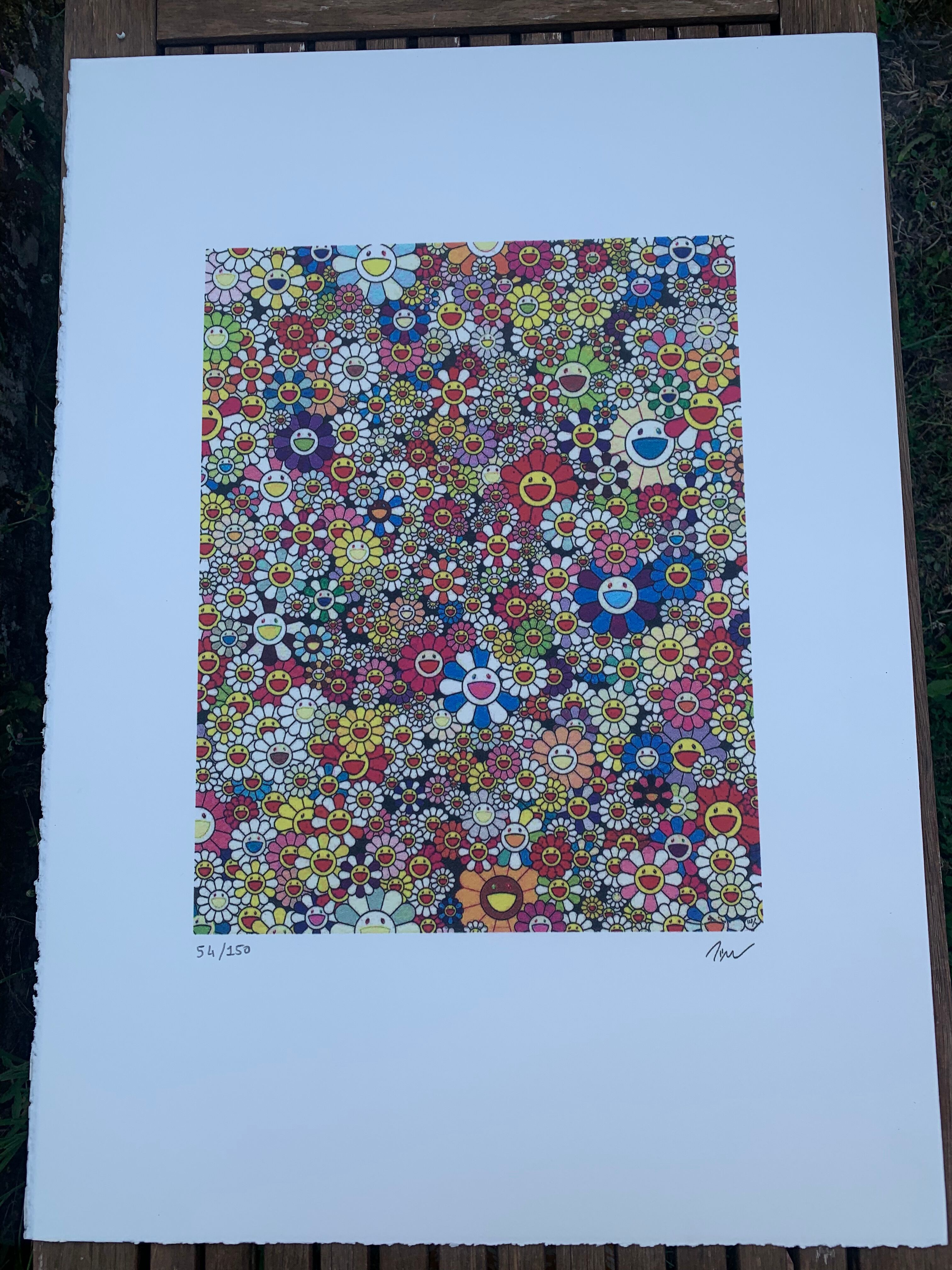 Lithograph Takashi Murakami 50x70