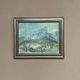 Original Swedish Oil Painting - "Nature Scene" by Maja Sjöberg - Signed - Vintage and Framed - 35.5 × 43.5 cm (14" × 17.1")