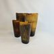 Set of 4 ceramic vases in mid-century modern style by Gunnar Nylund, Rörstrand, Sweden.