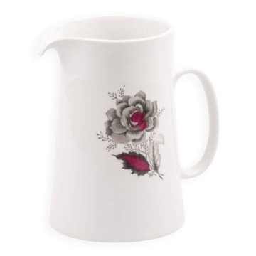 Mosa Maastricht vintage porcelain carafe jug - Black Rose Collection