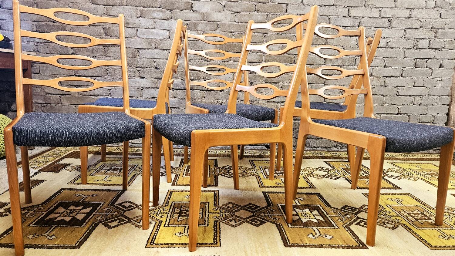 6 Scandinavian chairs 1960