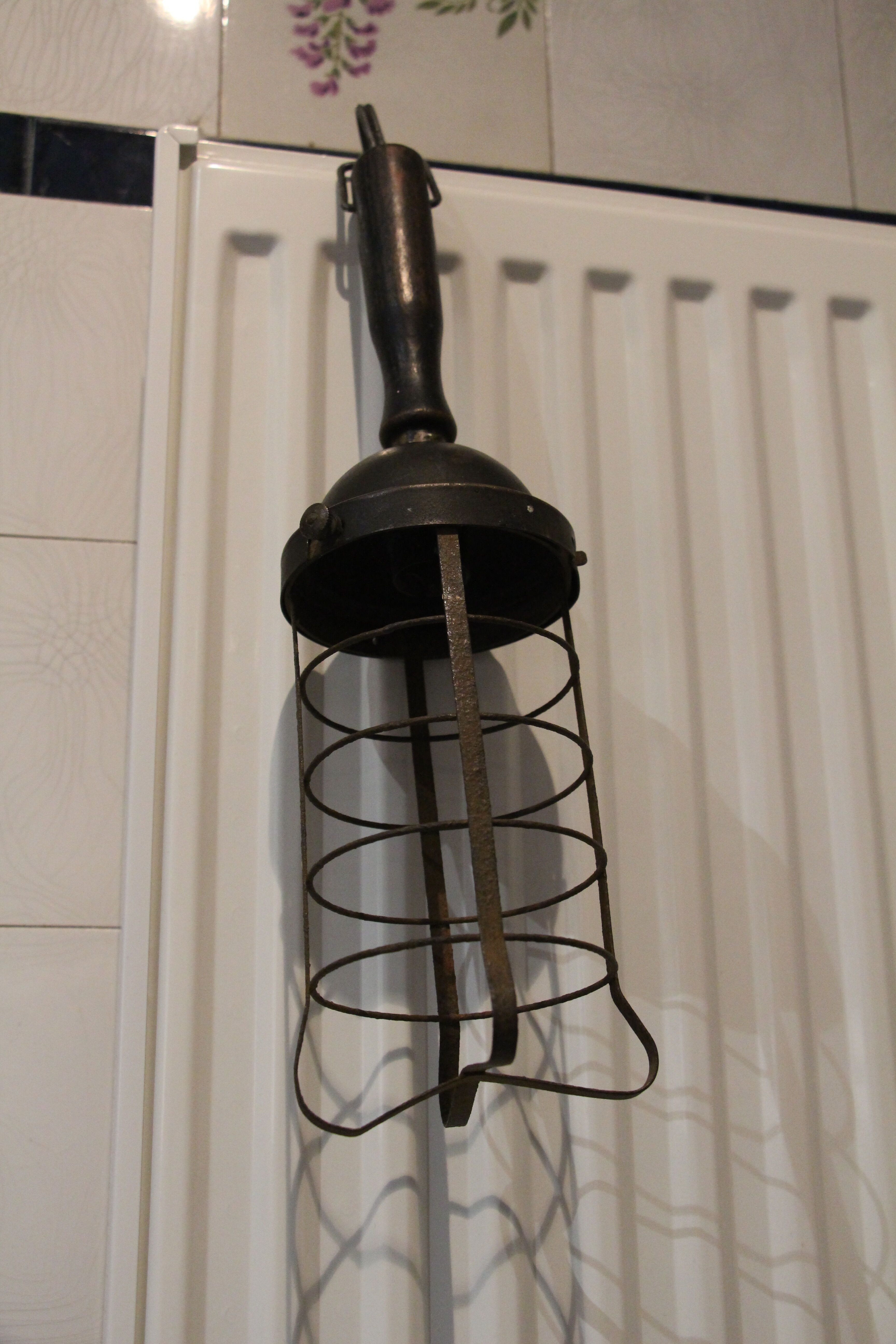 Old wood and copper walker 30s