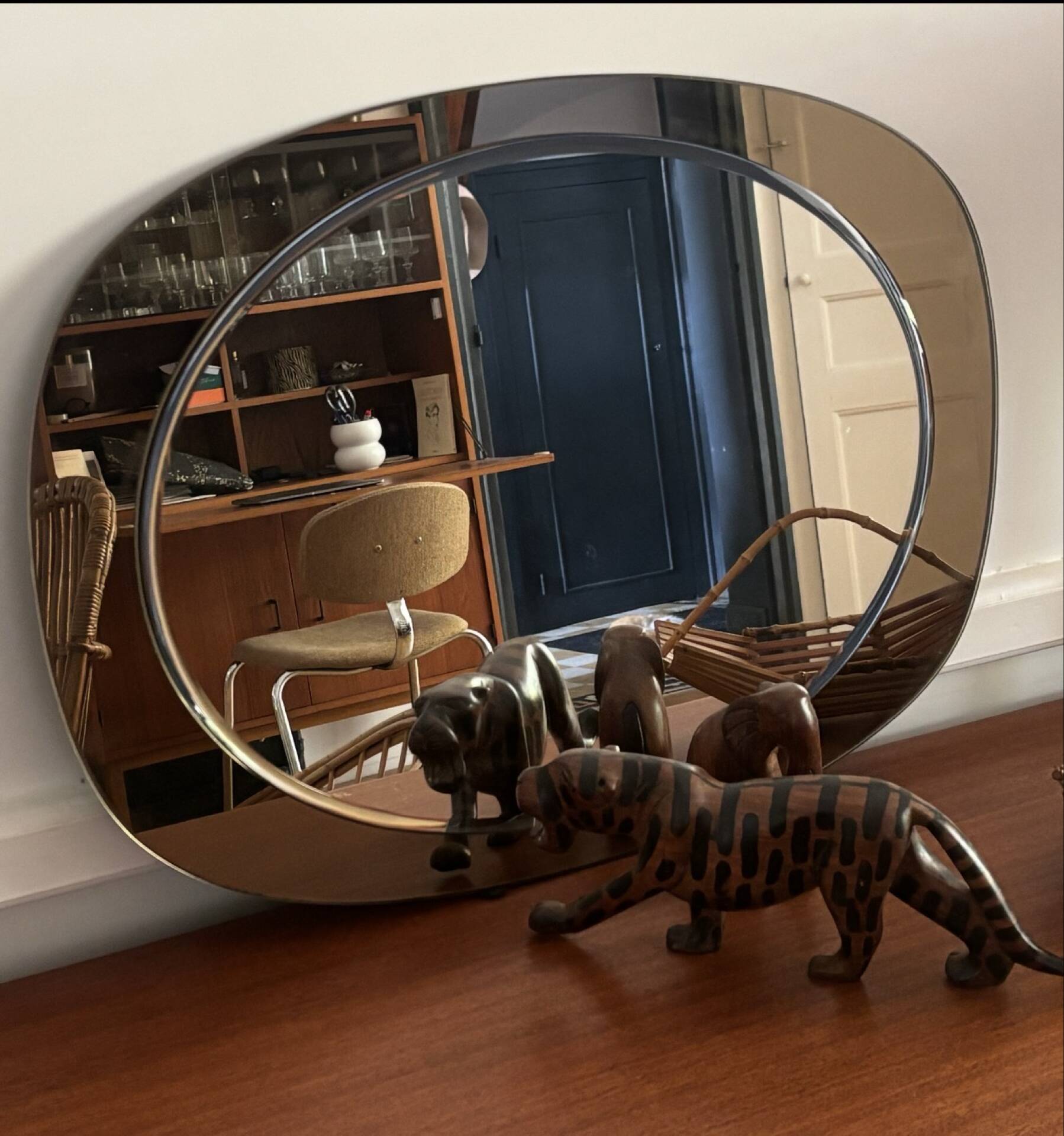 Oval mirror from the 70s