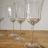 Service of 6 Luminarc water glasses France