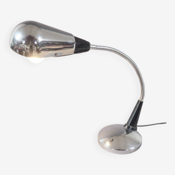 Large stainless steel desk lamp