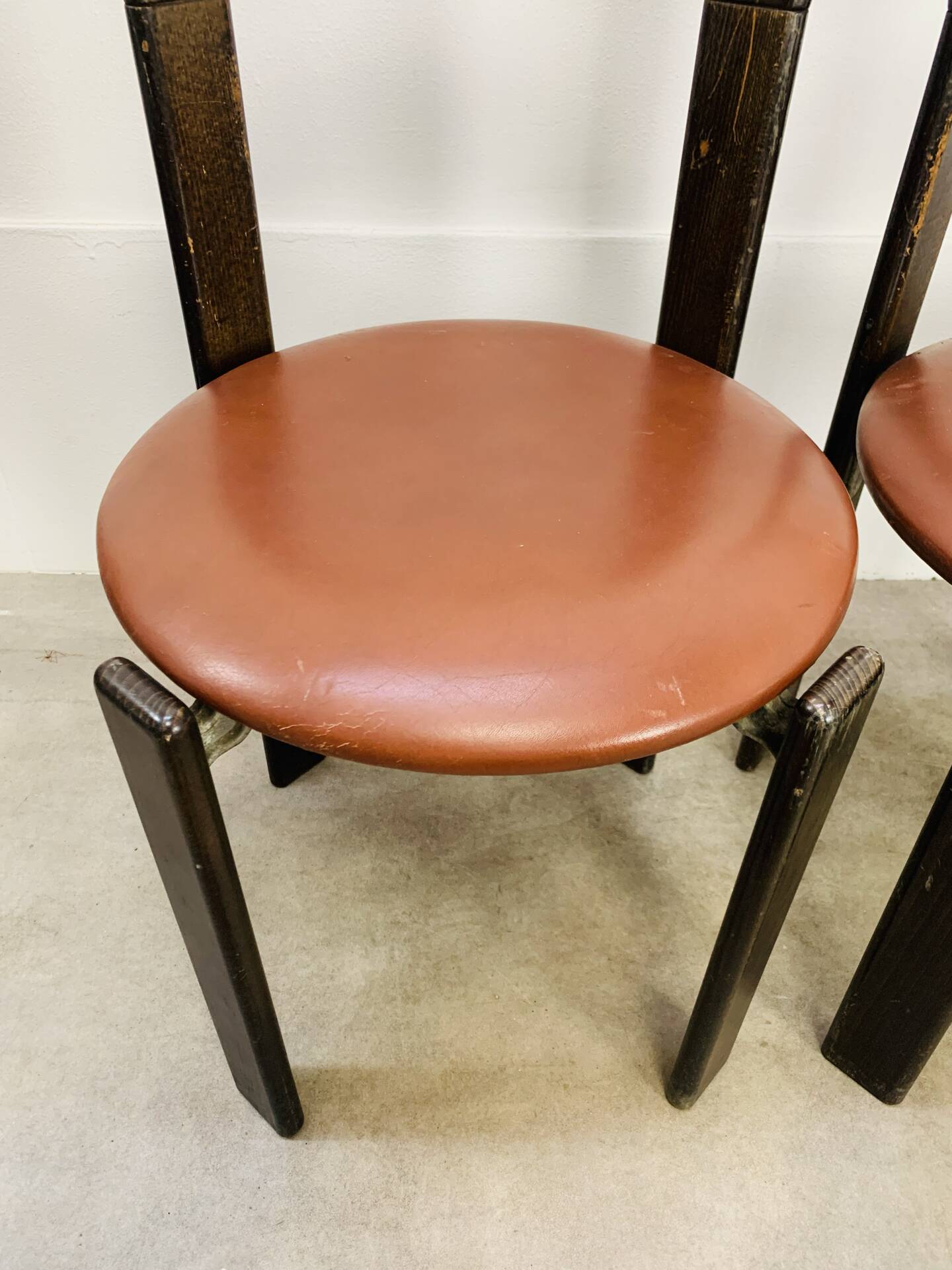 4 Bruno Rey chairs for Dietiker, workshop "Chair from Stein am Rhein"