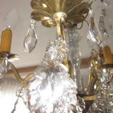 Old stamps chandelier