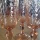 3 Rosaline champagne flutes