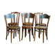 6 chairs bistro Thonet, Kohn, Japy early 20th century