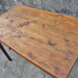 Table de ferme en pin  110 x 61 cm