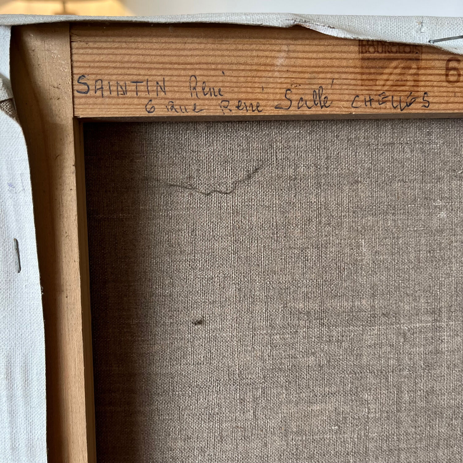 Painting by Rene Saintin