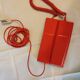 Orange vintage phone