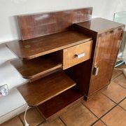 Petit meuble art deco acajou