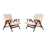 Mid-Century Lounge Chairs by František Jirák for Tatra, 1960s, Set of 2