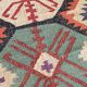 Kilim cotton and burlap carpet - 90cm x 160cm