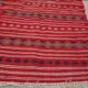 Red Berber kilim handmade carpets 200x118cm
