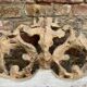 Old mirror rocaille style 178 x 96cm