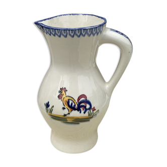 Pitcher decorated with in earthenware of St Clement