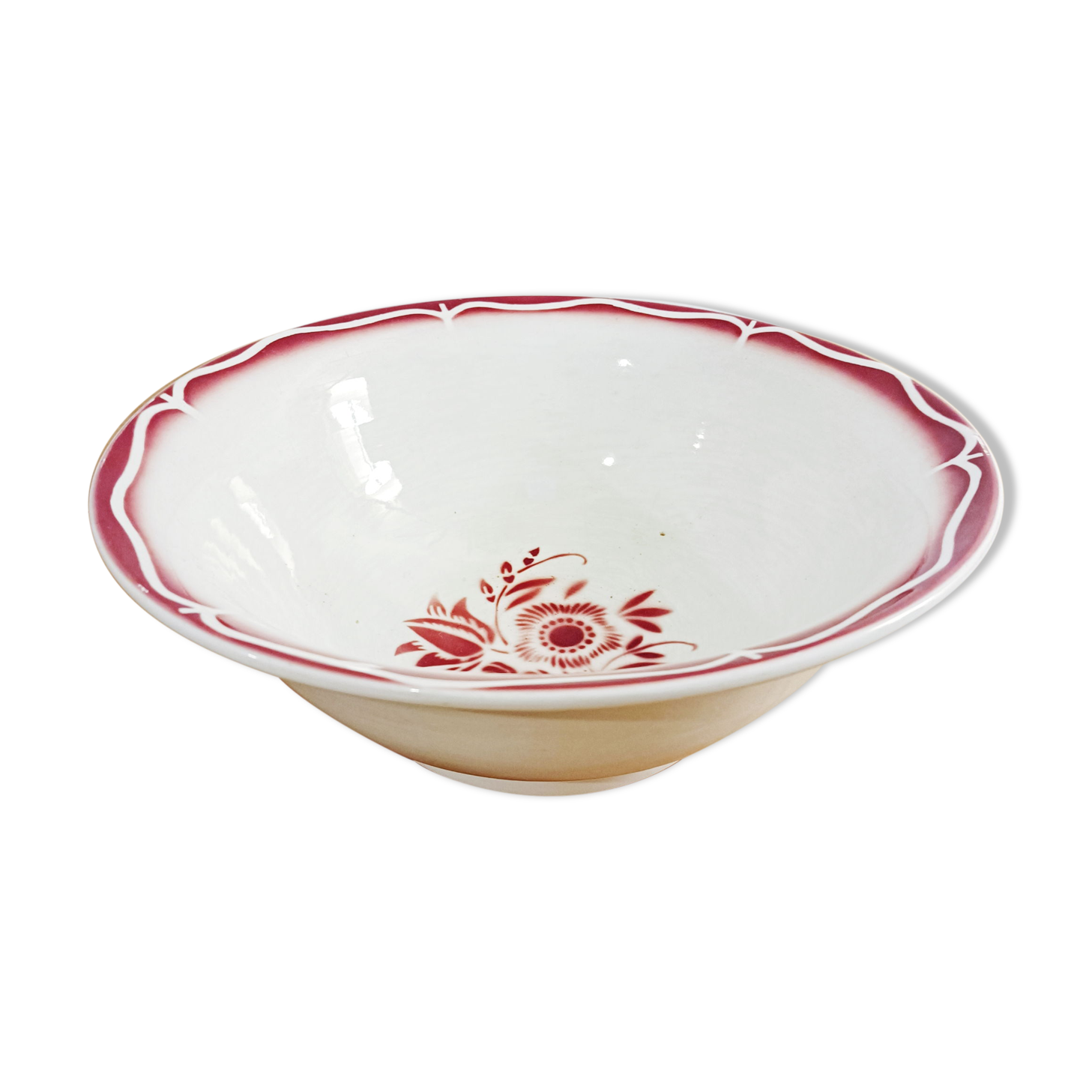 Sarreguemines and Digoin Ala salad bowl