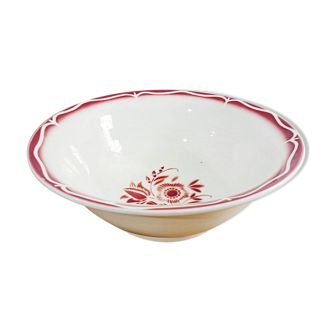 Large salad bowl Sarreguemines and Digoin, Ala