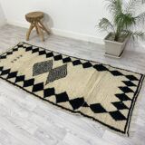 Handmade Moroccan Berber carpet 231 X 95 CM