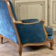 Louis XV style carved wooden bench, around 1900