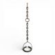 Chain floor lamp in the spirit of Franz West.