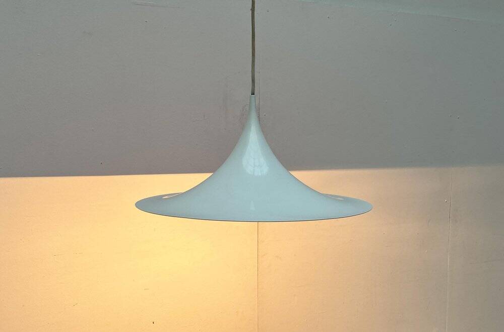 Semi-suspended space mid-century lamp by Bondrup & Thorup for Egoluce, Italy, 1970s.