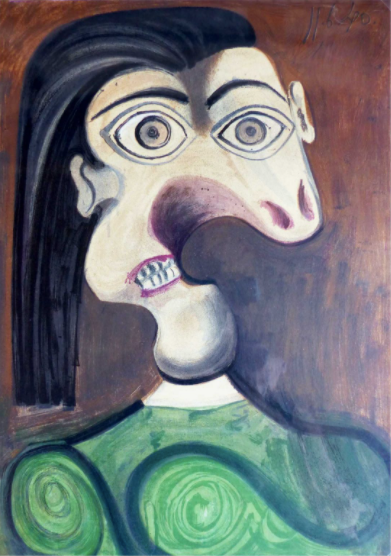 Lithograph Pablo Picasso Dora Maar 1954