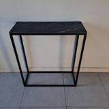 Composite marble effect console