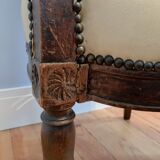 Executive chair, leatherette, XIXth