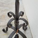 Candelabra floor lamp wrought iron candlestick
