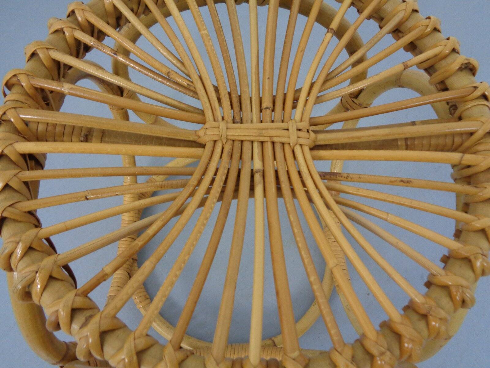 Bamboo Stool, Italy, 1960s