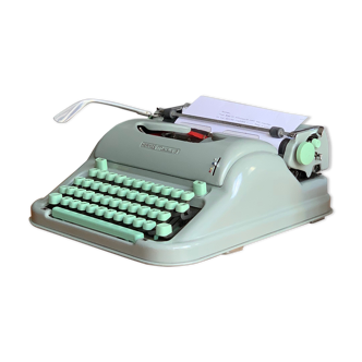 Machine à écrire Hermes Media 3 vert menthe métallique