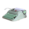 Machine à écrire Hermes Media 3 vert menthe métallique