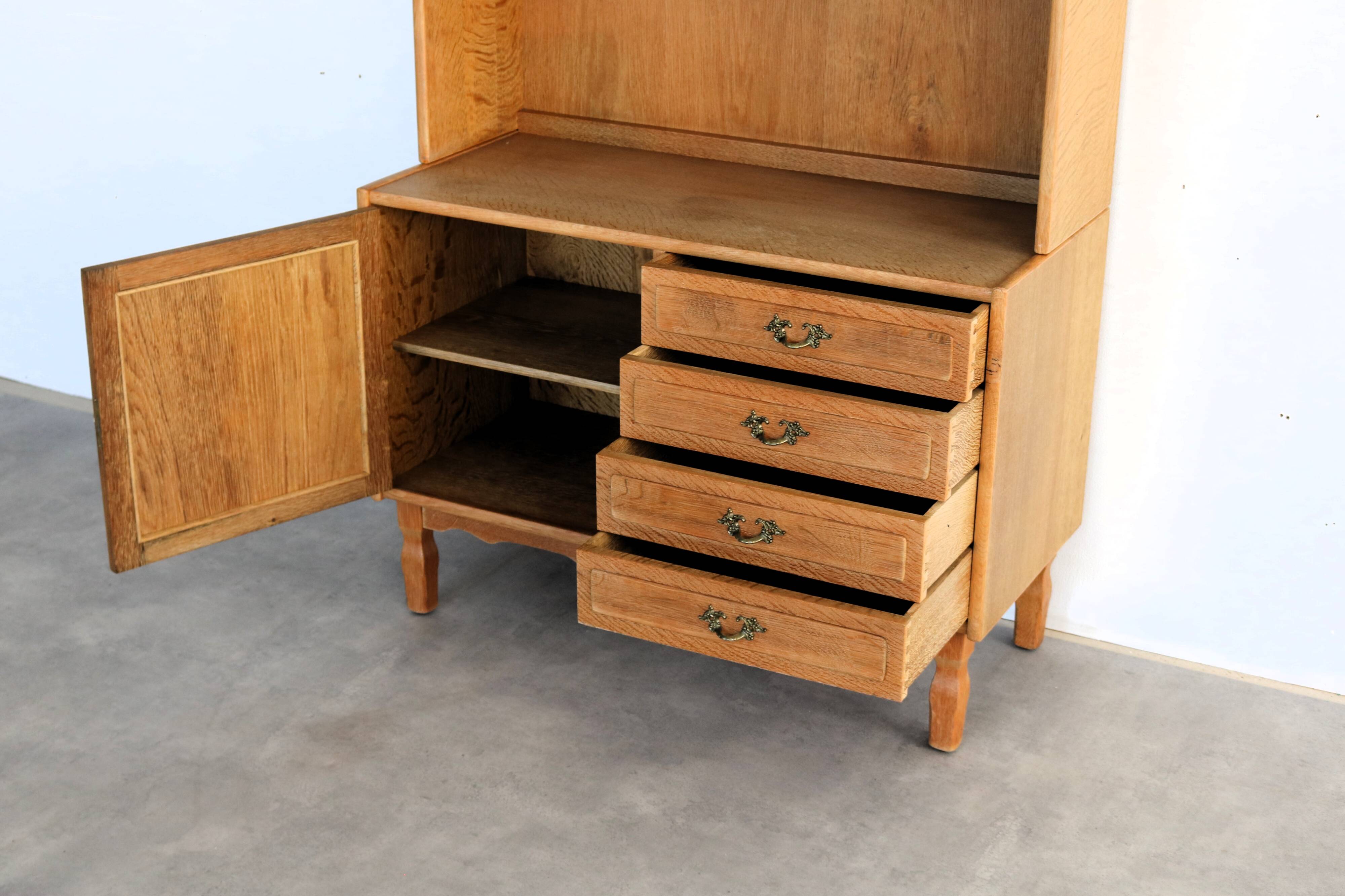 vintage bookcase | cupboard | brutalist | 60s | Danish