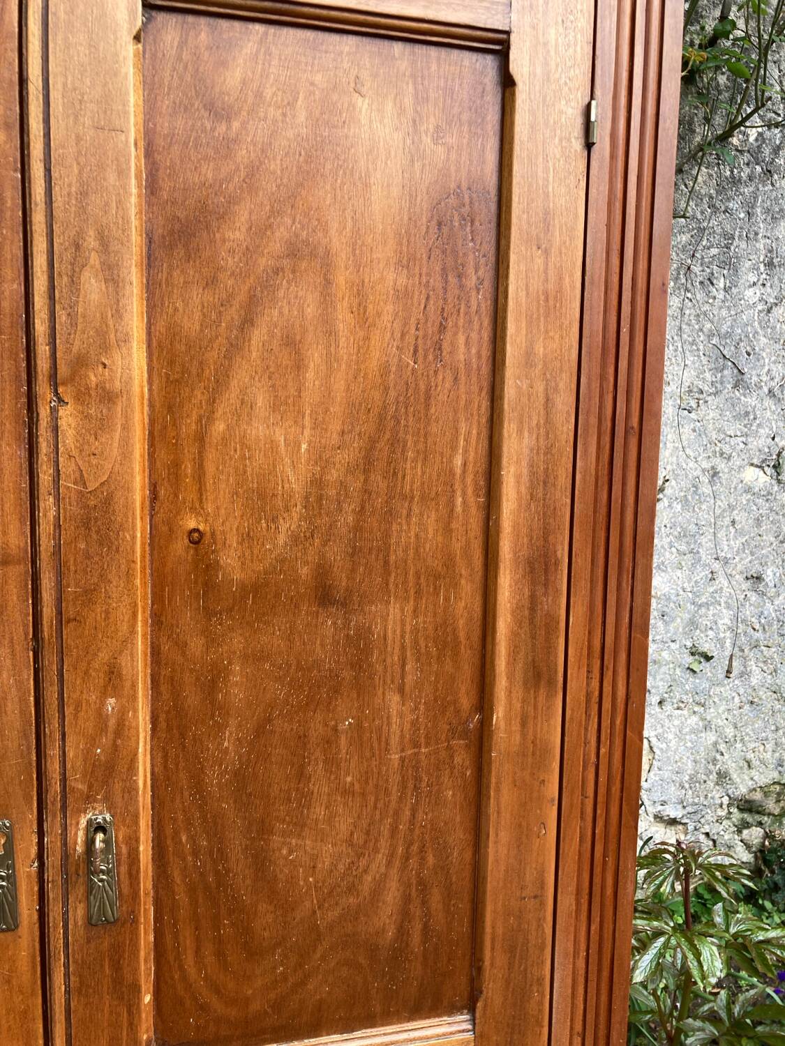 Small antique wardrobe in Art Deco style