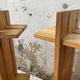 4 solid elm shelves Maison Regain