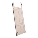 Porte 81,2x212 et cadre bâti de communication panneautée moulurée ancienne