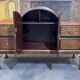 1930s English buffet bar in walnut and mahogany