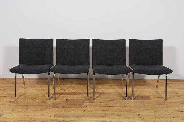 Chaises d'aéroport modèle AP-38 par Hans J. Wegner pour AP Stolen, Danemark, années 1950,