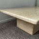 Table basse en travertin des années 70